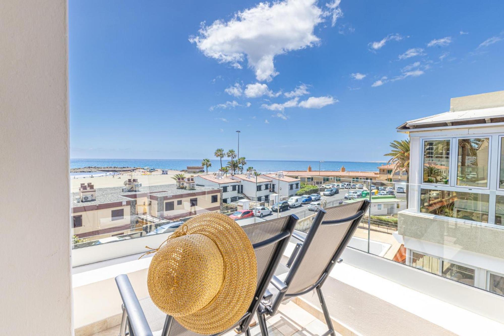 Apartamento Ático Puerto Chico con vistas a la Playa San Agustín Exterior foto