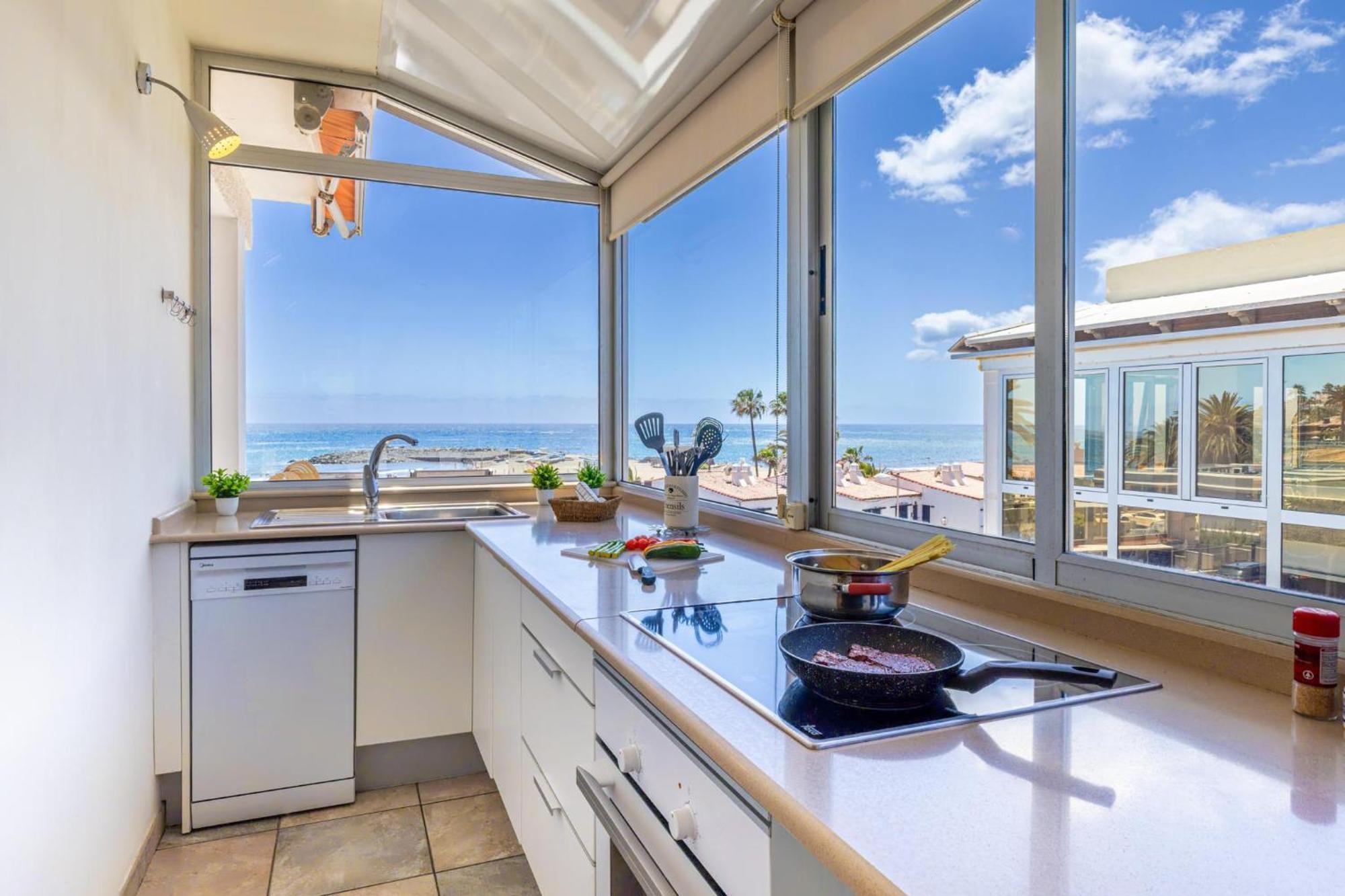 Apartamento Ático Puerto Chico con vistas a la Playa San Agustín Exterior foto