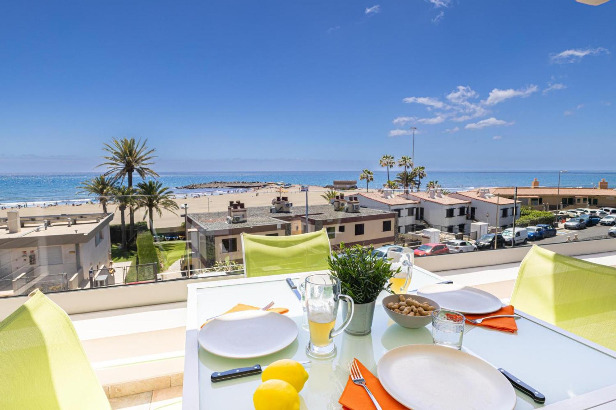 Apartamento Ático Puerto Chico con vistas a la Playa San Agustín Exterior foto